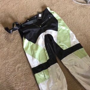 Motorcrossed joggers